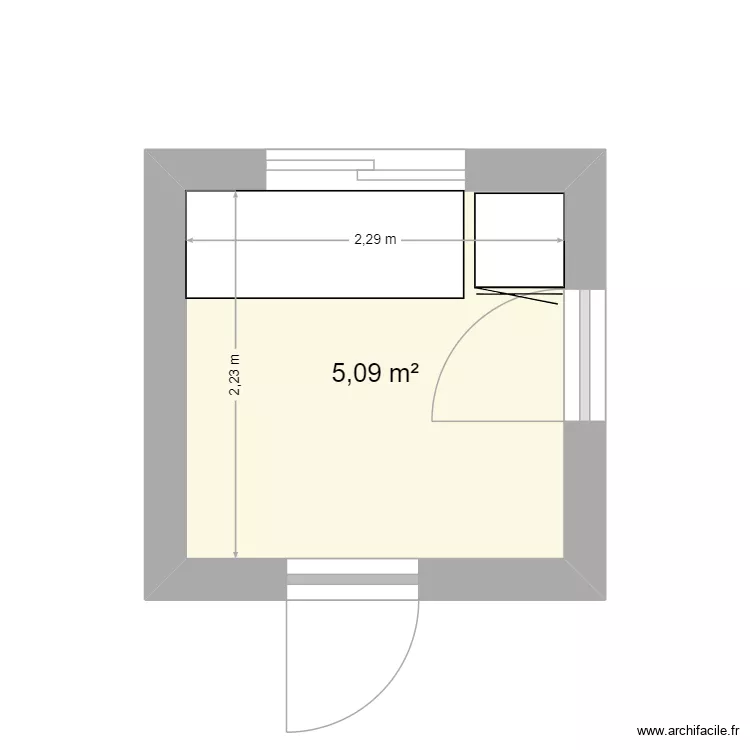 COCINA MONTEBELLO. Plan de 1 et 5 m² COCINA MONTEBELLO. Plan de 1 et 5 m²