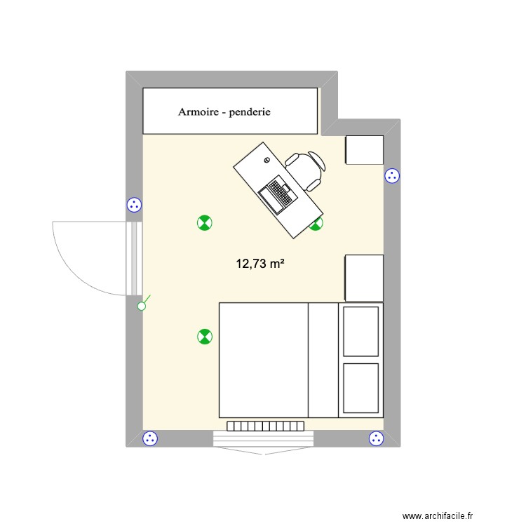 chambre lena. Plan de 0 pièce et 0 m2