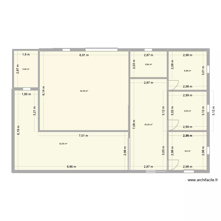 Plan permis de construire boxes. Plan de 8 et 133 m² Plan permis de construire boxes. Plan de 8 et 133 m²