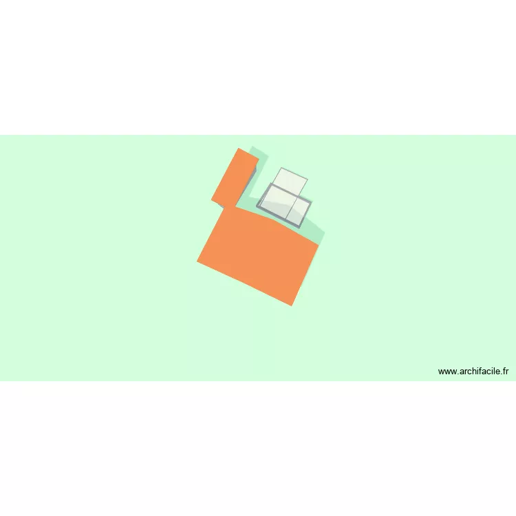 ombre piscine. Plan de 5  et 96 m²