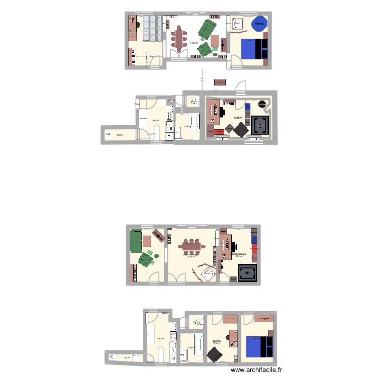 Appartement Bon 2. Plan de 0 pièce et 0 m2