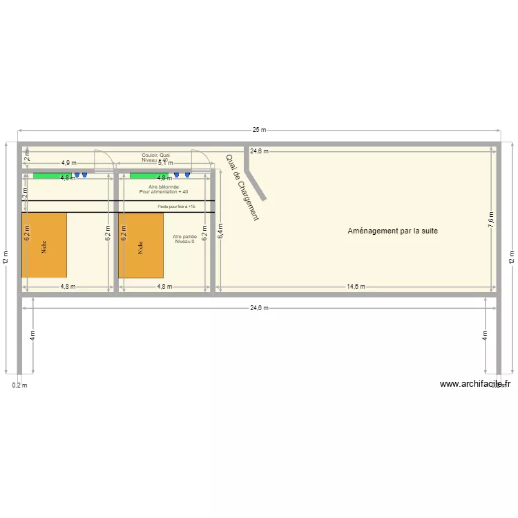 GAEC du PRE MAILLEY. Plan de 