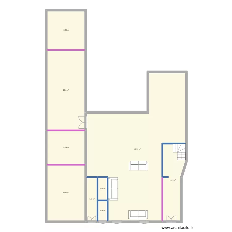 CHATEAUBRIAND pro rdc 2. Plan de CHATEAUBRIAND pro rdc 2. Plan de