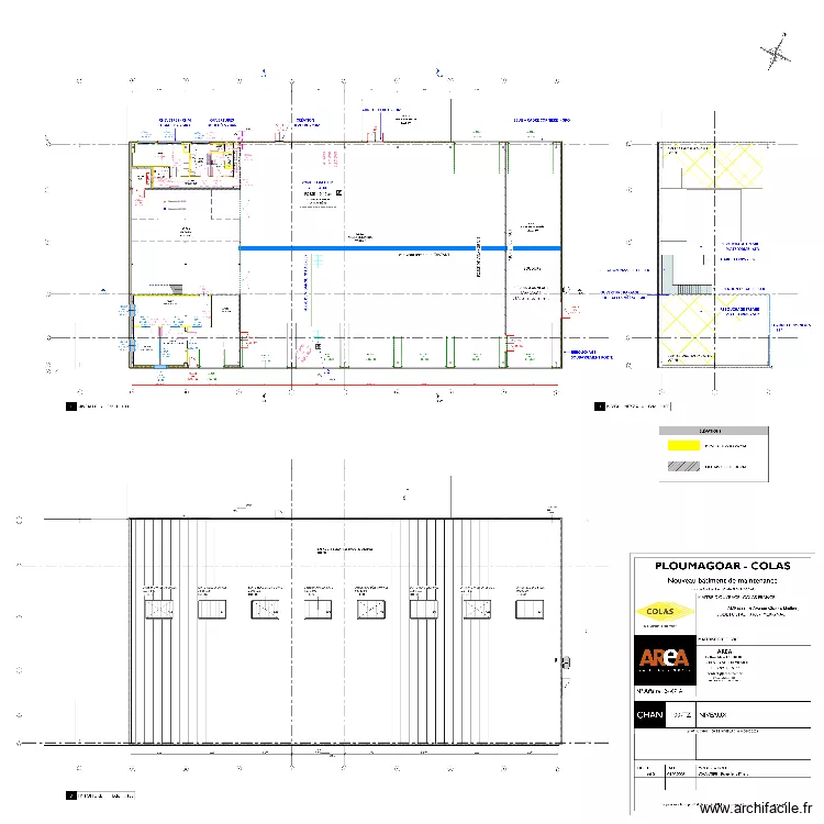 PLAN R&Eacute;SERVATION EU AEP COLAS PLOUMAGOAR. Plan de 