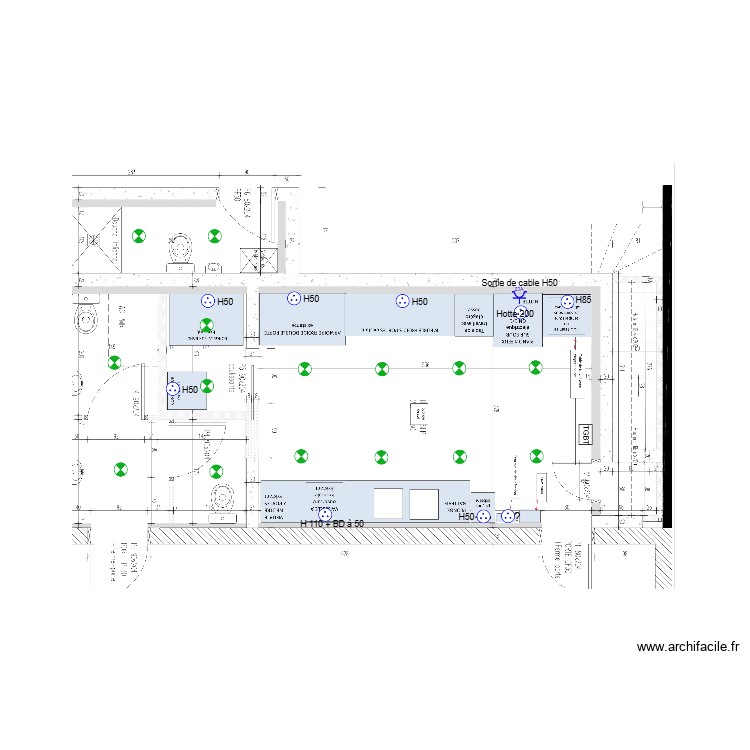 Cuisine. Plan de 0 pièce et 0 m2