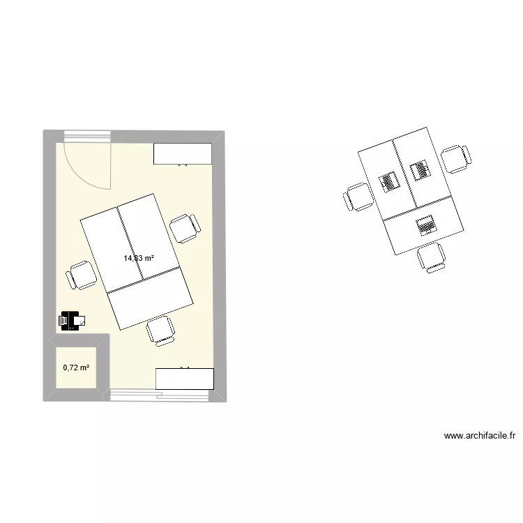 Bureau Plateforme. Plan de Bureau Plateforme. Plan de