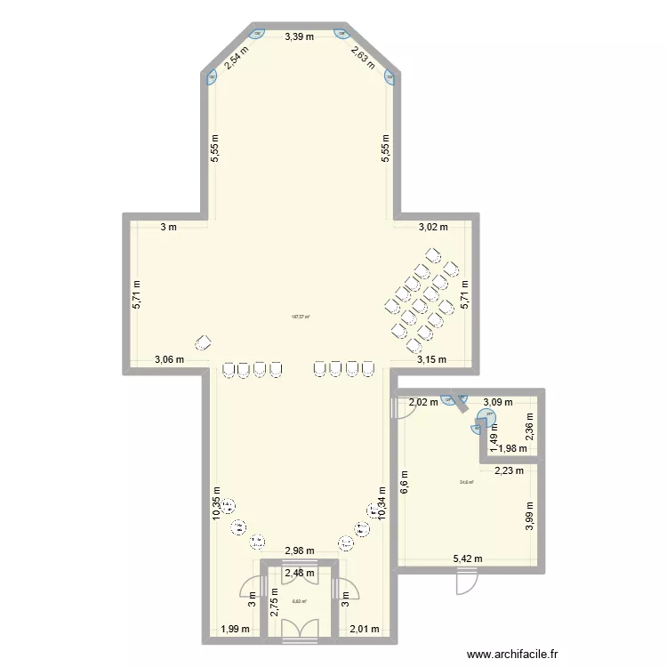 centre culturel meaurain. Plan de 