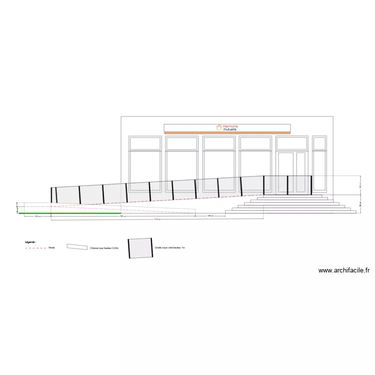 Elévation façade entrée v2 - Castres. Plan de Elévation façade entrée v2 - Castres. Plan de