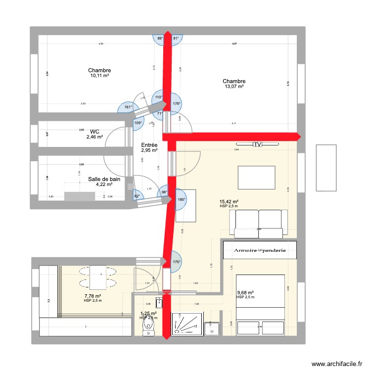 Chantilly Achat v.famille. Plan de 0 pièce et 0 m2