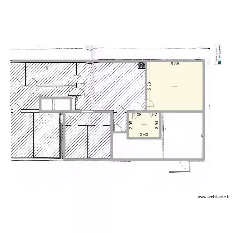 CUISINE aménagement 1. Plan de 2 et 48 m² CUISINE aménagement 1. Plan de 2 et 48 m²