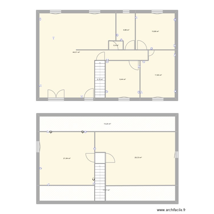 Simon. Plan de 11 pièces et 168 m2