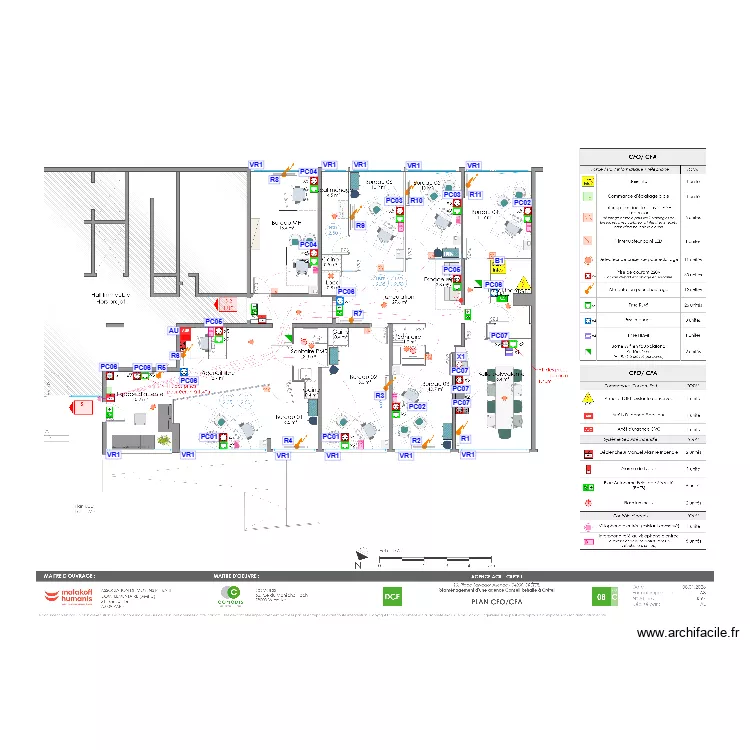 HM CRETEIL - PC. Plan de 