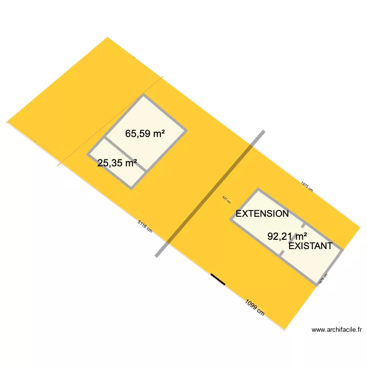 ORGERUS TERRAIN + EXTENSION. Plan de ORGERUS TERRAIN + EXTENSION. Plan de