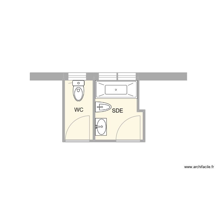 Adapt avt trx MATHE. Plan de 0 pièce et 0 m2
