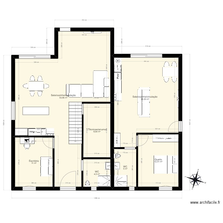 Casa X 2. Plan de 0 pièce et 0 m2