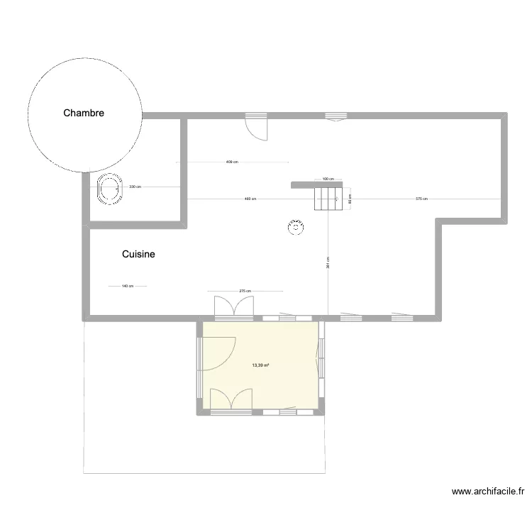 St-Romain - &eacute;tage plan de base. Plan de 