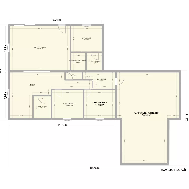 PLAN MAISON. Plan de 19 et 334 m² PLAN MAISON. Plan de 19 et 334 m²
