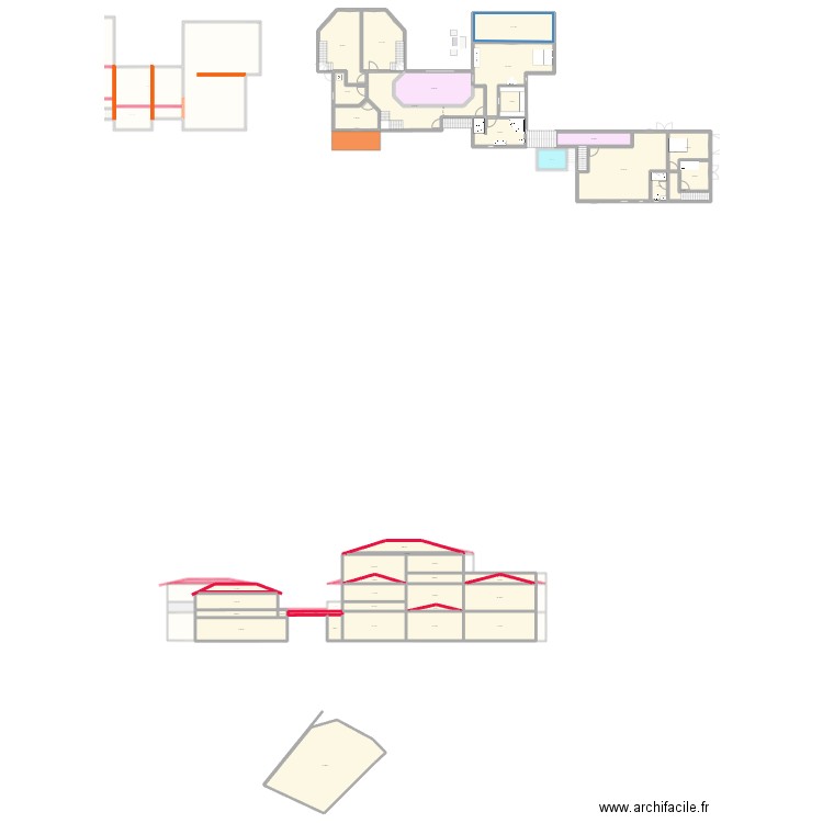 Plan 23 octobre 2025. Plan de 130 pièces et 2188 m2