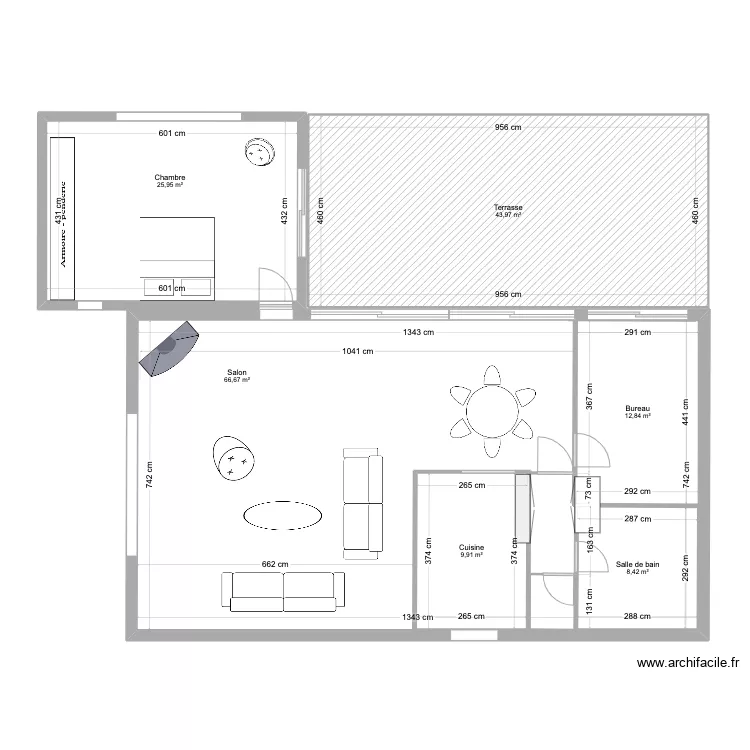 MAISON PAUL. Plan de 