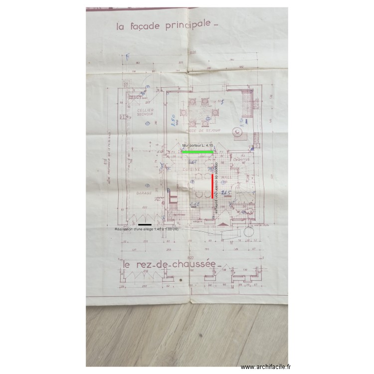 Plan d'implantation. Plan de 0 pièce et 0 m2