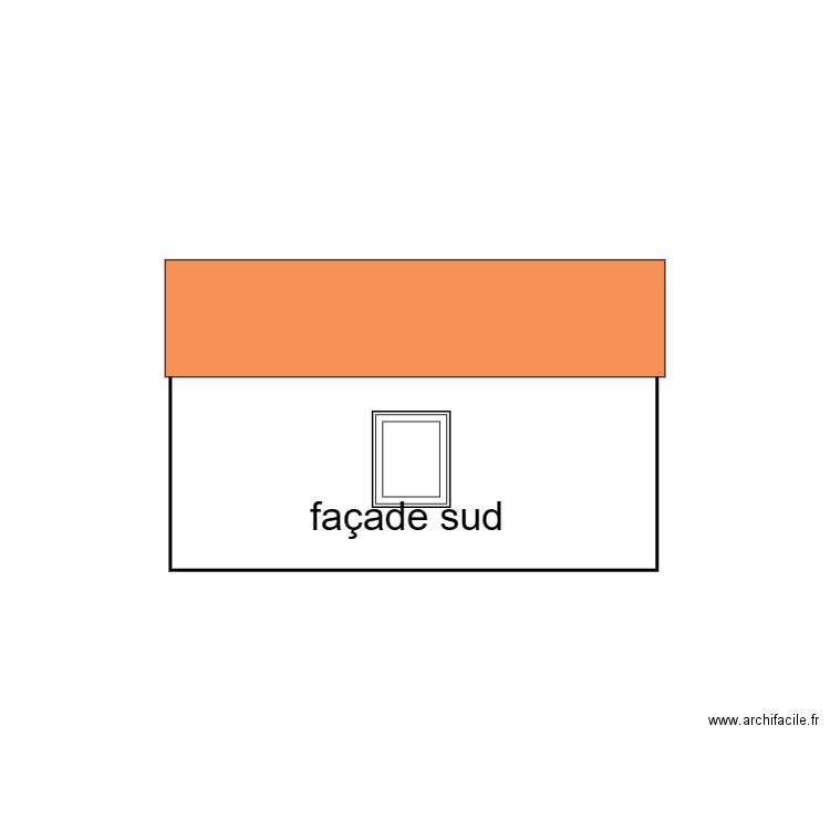 façade sud 3. Plan de 0 pièce et 0 m2