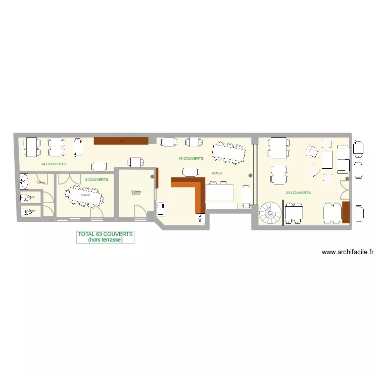 Loufoque 9 NEW. Plan de 8  et 109 m²