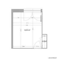 7.1 - M. Sandie à Valence - Chambre A sans meuble