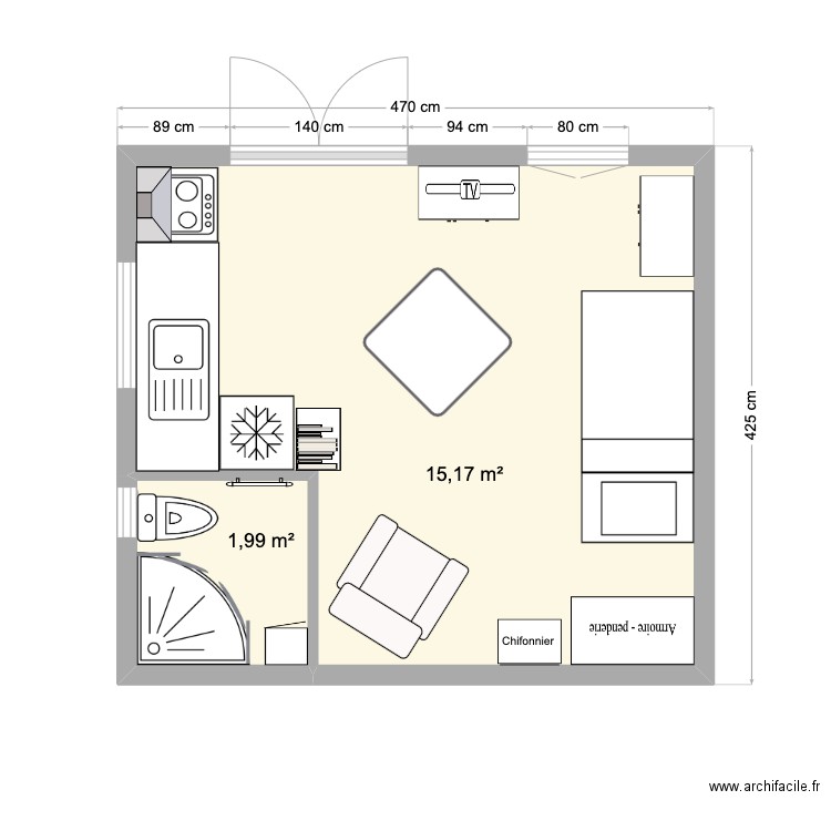 tuyo 4. Plan de 0 pièce et 0 m2