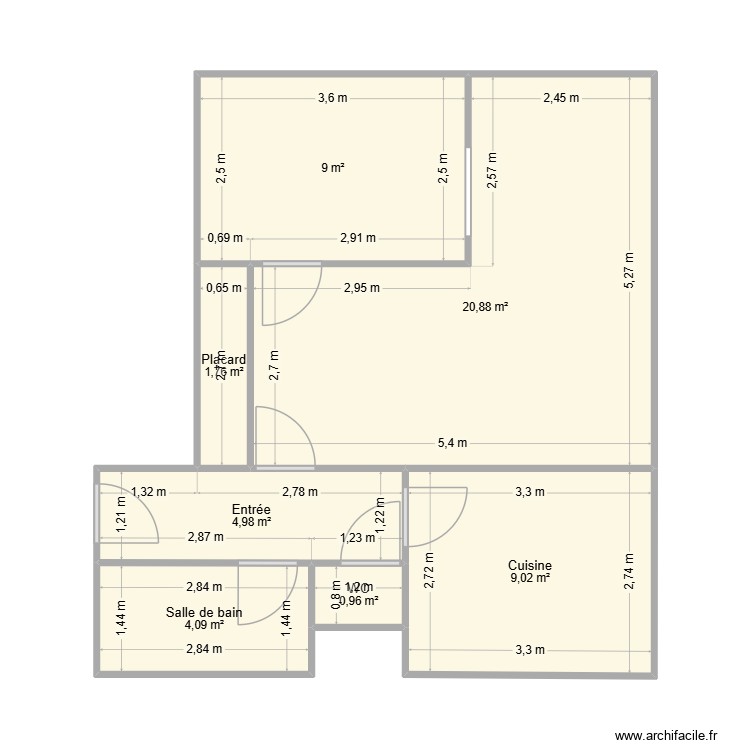 rochette. Plan de 0 pièce et 0 m2 rochette. Plan de 0 pièce et 0 m2