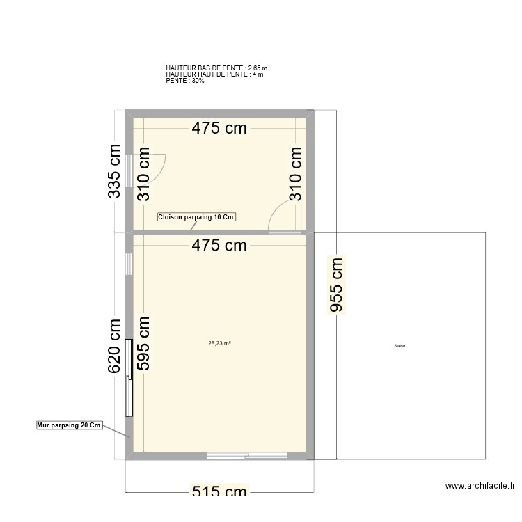 Plan charpentier. Plan de 0 pièce et 0 m2