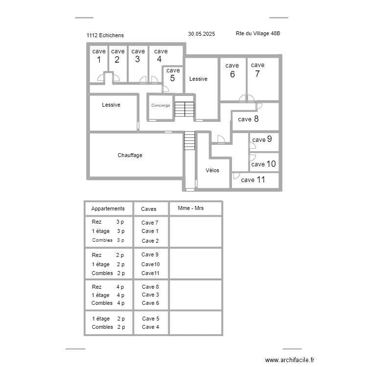 Rte du Village 48B N. Plan de 0 pièce et 0 m2