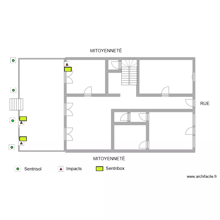 CLEDAT. Plan de 7  et 158 m²