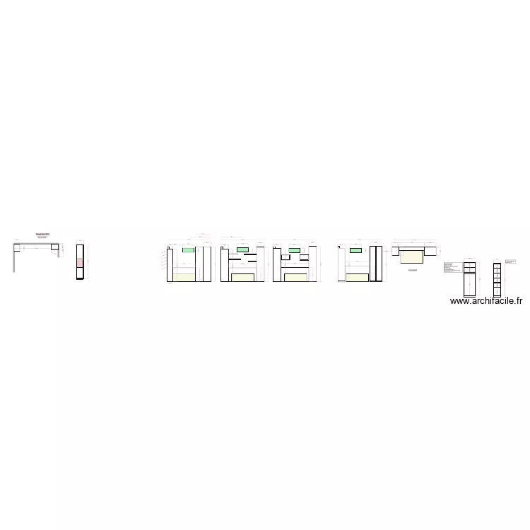 Schema menuiserie RDJ. Plan de 