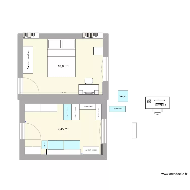 Dressing Poulet. Plan de 