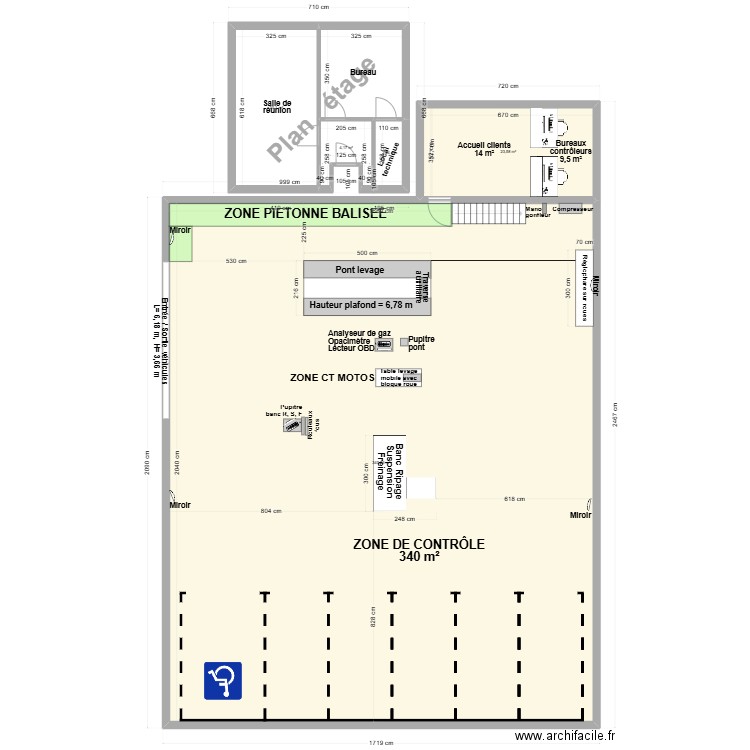 CCT mixte VL/CL SCAN AUTOMOTO MARSEILLE 03 13NOMA. Plan de 6 pièces et 403 m2