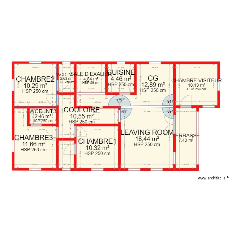 ETS ESPERA NOVELA. Plan de 12 pièces et 106 m2