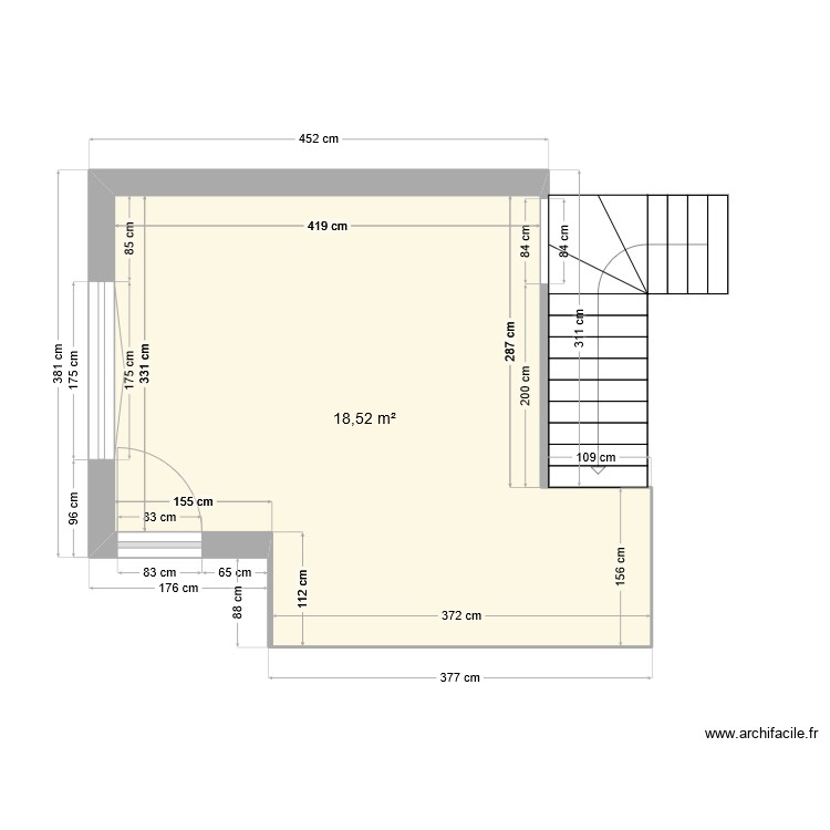 Cuisine. Plan de 0 pièce et 0 m2