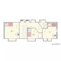 Plan &eacute;tage projet meubl&eacute;