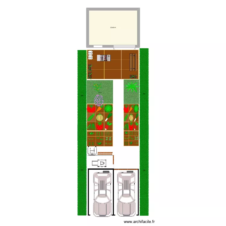 maison. Plan de 