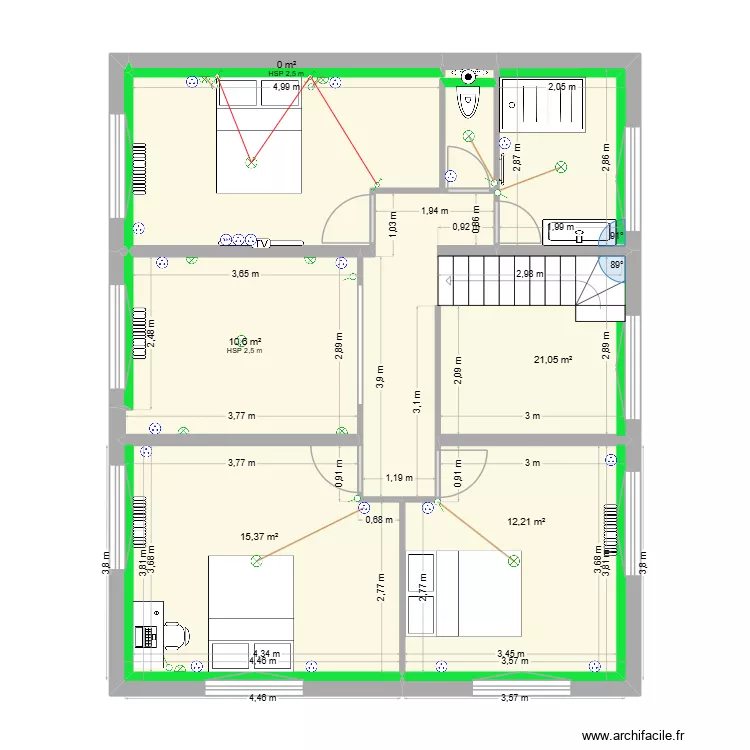 maison. Plan de 7 et 73 m² maison. Plan de 7 et 73 m²