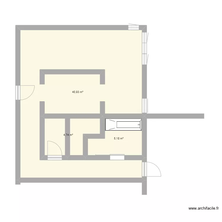 Residence_Principale. Plan de 3 Pièces et 51 m² Residence_Principale. Plan de 3 Pièces et 51 m²