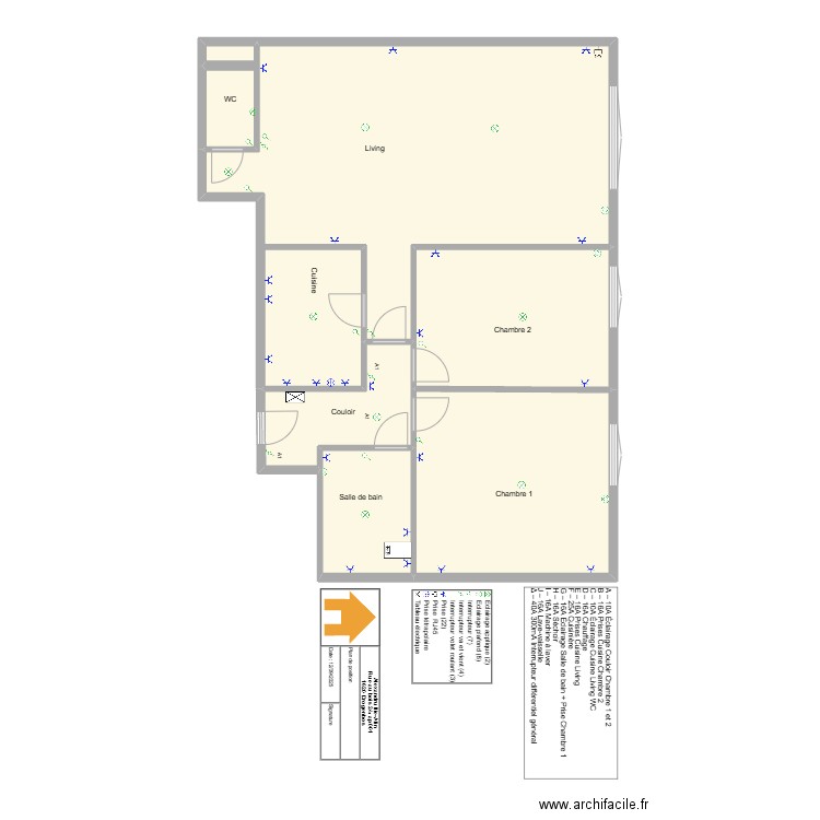 alexandru. Plan de 6 pièces et 104 m2