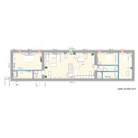 etage maison des invitées plan 2 avec aménagement (14.02.2025)