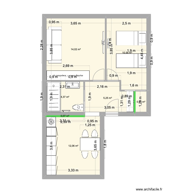 11 BRU.... IDEE 3. Plan de 0 pièce et 0 m2