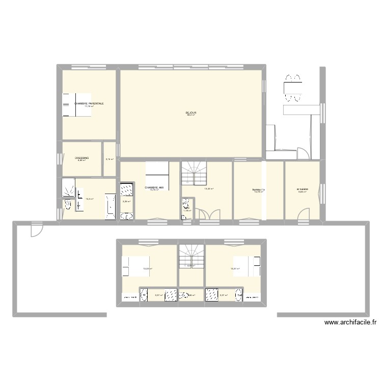 NVELLE MAISON. Plan de 0 pièce et 0 m2