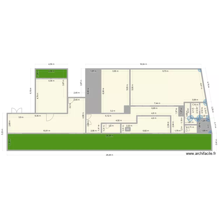 Plateau de luxe vide 2. Plan de 