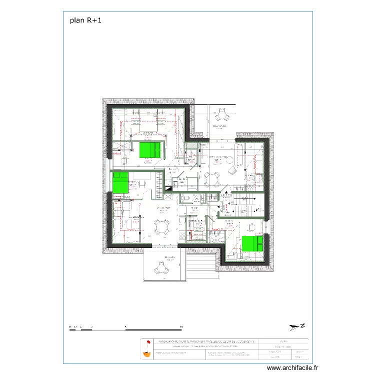 combles 18 juin. Plan de 