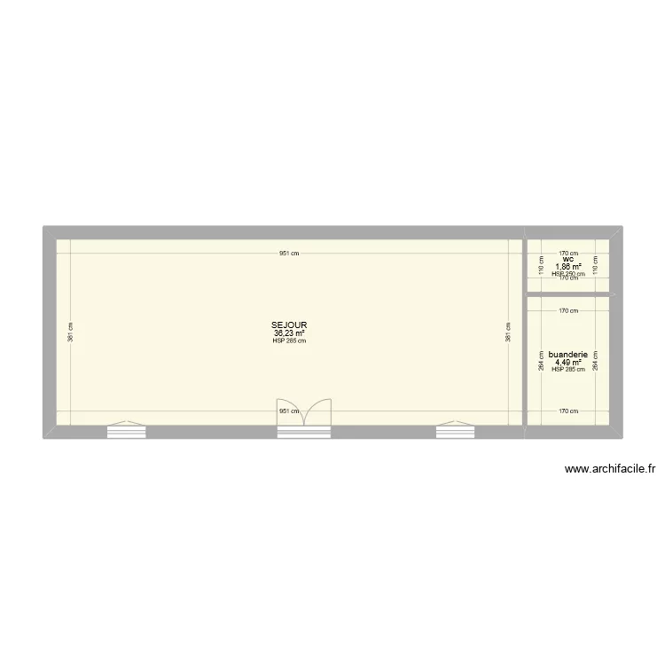 OSSARD GÎTE. Plan de OSSARD GÎTE. Plan de