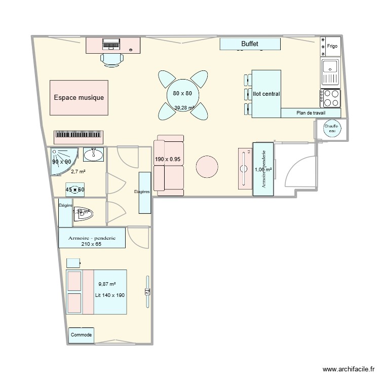 Plan 1-94. Plan de 0 pièce et 0 m2