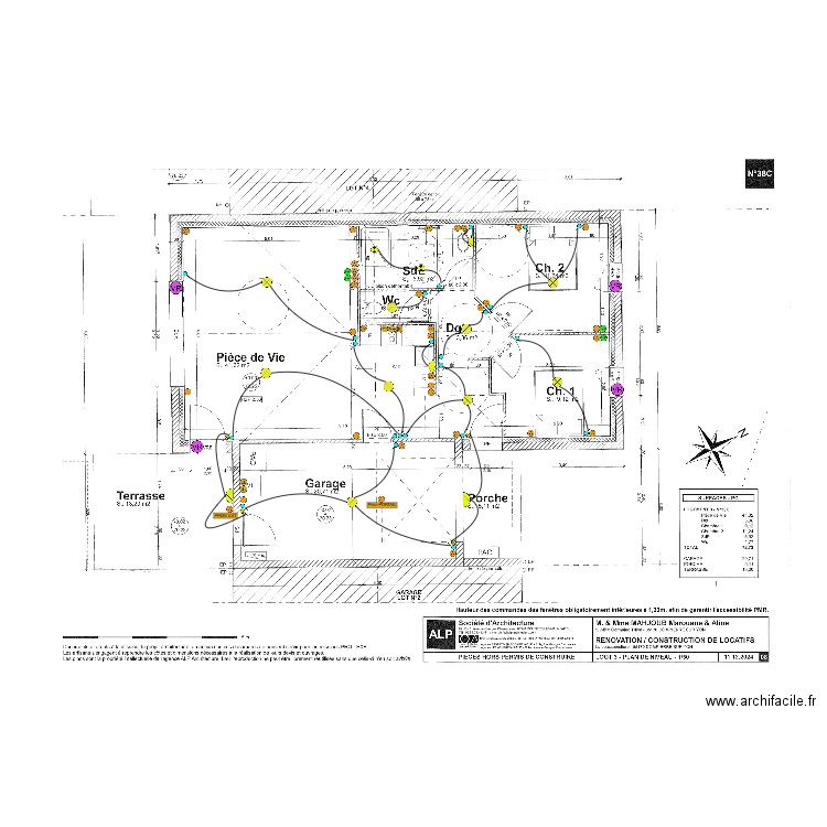 MAHJOUB 38B ET 38C ELEC. Plan de 0 pièce et 0 m2